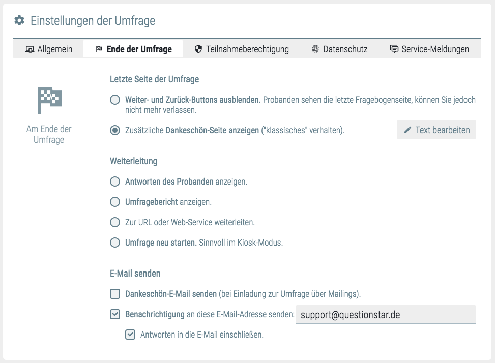 Am Ende Der Umfrage Questionstar