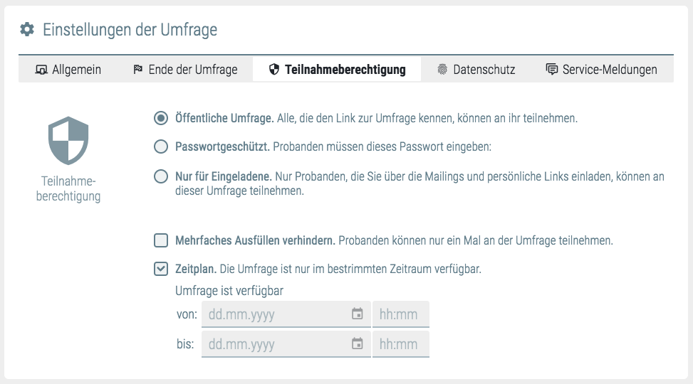 Teilnahmeberechtigung Questionstar